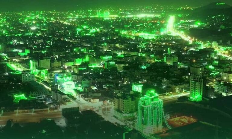 یمن کا دارالحکومت عشق رسول ﷺ کے رنگ میں رنگ گیا