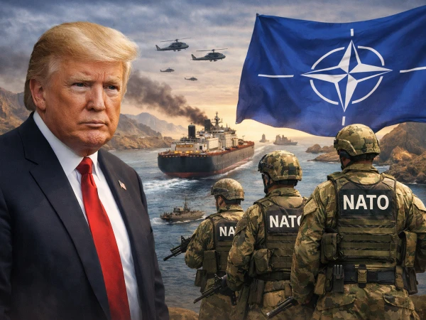 تابڑ توڑ حملے کرکے ایران کی آبنائے ہرمز پر طاقت کو کمزور کردیا؛ امریکا 62 trump and nato in the strait of hormuz1774019986 0