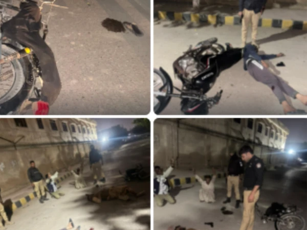 نیو کراچی میں پولیس کا اسٹریٹ کرمنلز سے مقابلہ، 2 زخمیوں سمیت 4 ملزمان گرفتار 7 untitled 541764975050 0