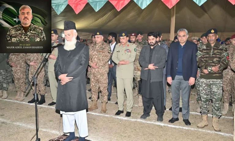 شہید میجر عادل زمان کی نمازِ جنازہ ادا، آرمی چیف کی شرکت