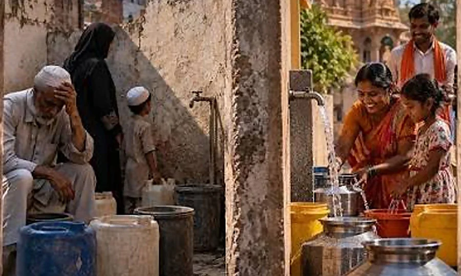 مسلمانوں کے لیے پانی نہیں ملے گا.webp
