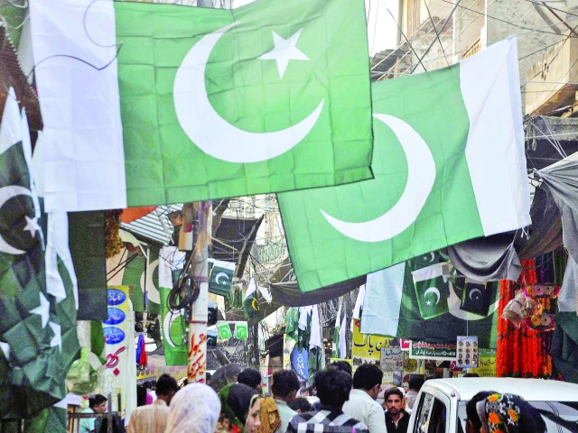 Markets join festive Independence Day rush | The Express Tribune