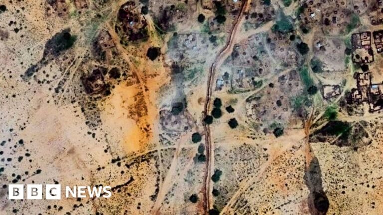 El Fasher: Barrier being built around besieged Sudan city, satellite images show