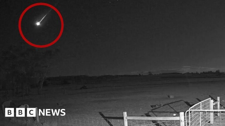Watch: Meteor burns across Australian night sky