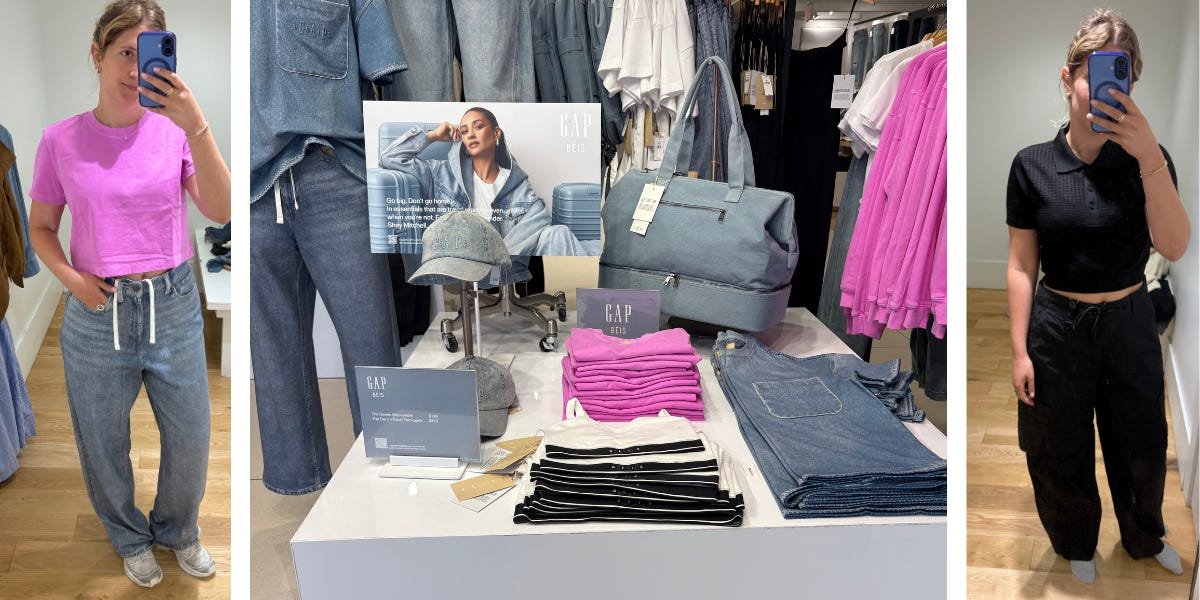I tried the BÉIS x Gap collection IRL — these are the 2 travel-ready pieces that stood out