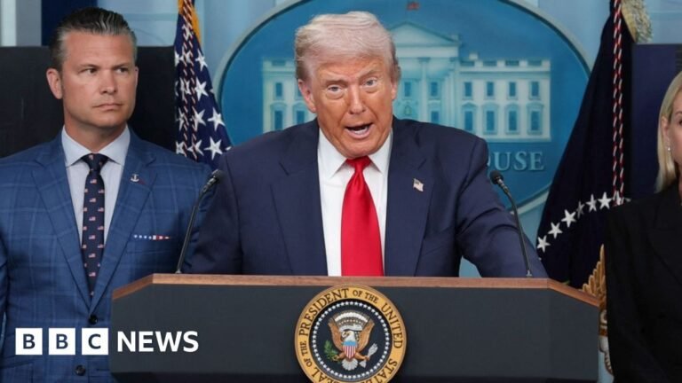 Watch: Trump announces federal takeover of Washington DC