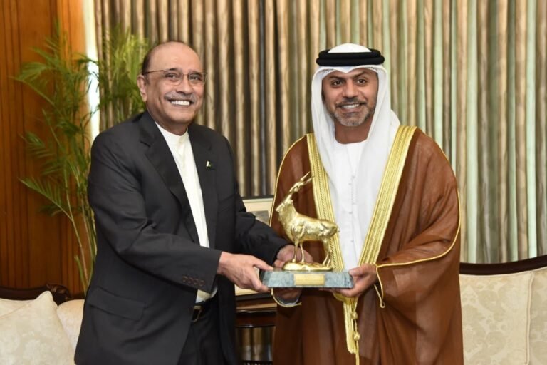 Pakistani President Stresses Stronger Ties With UAE During Envoy’s Farewell Call