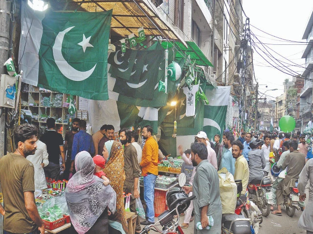 Sewing patriotism, one flag at a time | The Express Tribune