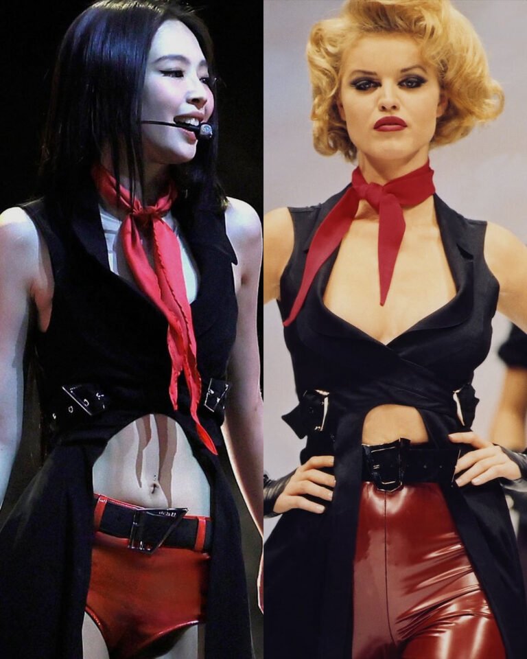 JENNIE rocked 1992 archival Mugler for her Coachella weekend two set | The Express Tribune