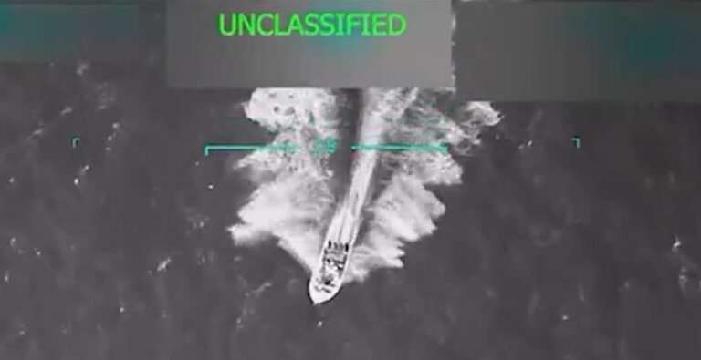 US President Donald Trump said that US forces had attacked a boat carrying drugs on September 3, killing the 11 people on board. Photo: Truth Social/realDonaldTrump