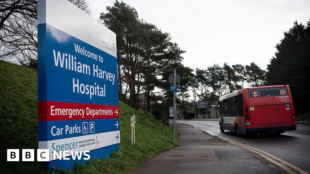 William Harvey Hospital in Kent sorry for using cafe as A&E ward