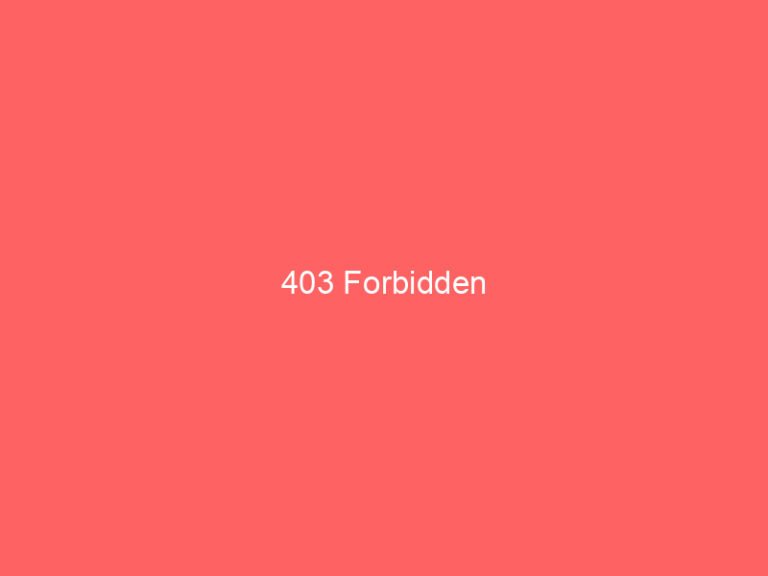 403 Forbidden