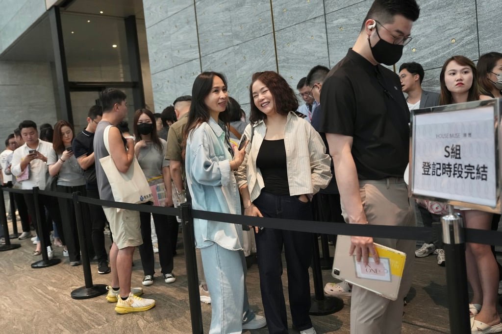 New World Development offered 120 units of its House Muse residential project in Kowloon City at K11 ATELIER in Quarry Bay on September 19, 2025. Photo: Karma Lo