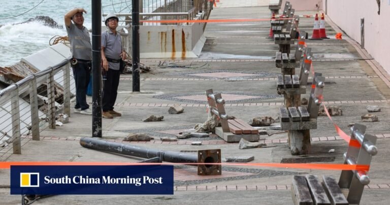 Clean-up under way as Hong Kong begins recovery after powerful typhoon Ragasa