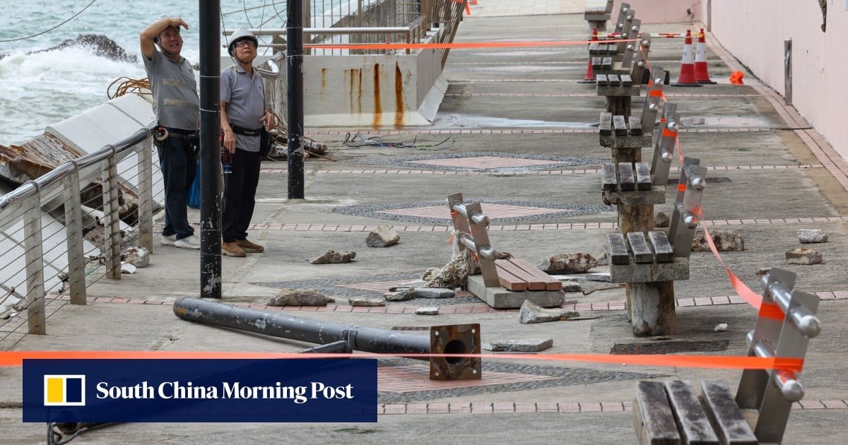 Clean-up under way as Hong Kong begins recovery after powerful typhoon Ragasa