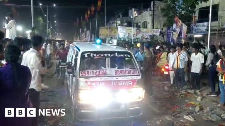 Vijay rally crush: More than 30 killed at political event in Tamil Nadu