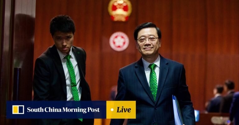 Policy address, as it happened: Hong Kong’s John Lee vows reforms for economy