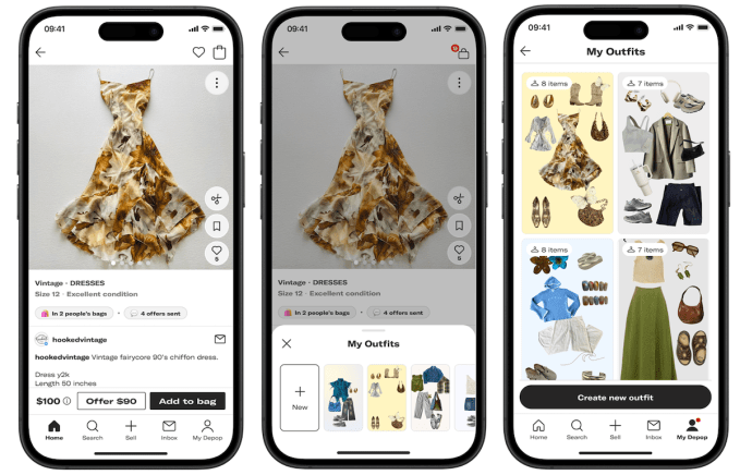 Depop launches a fashion collaging tool to style Pinterest-worthy outfits | TechCrunch