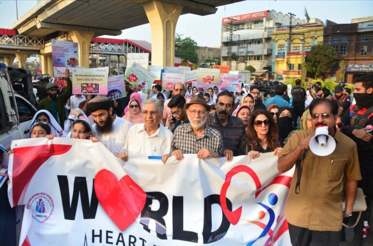 Pakistan: PANAH Marks World Heart Day with Awareness Walk, Calls for Healthy Lifestyle and Stronger Legislation