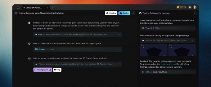 Emergent raises $23M from Lightspeed to let consumers build apps | TechCrunch