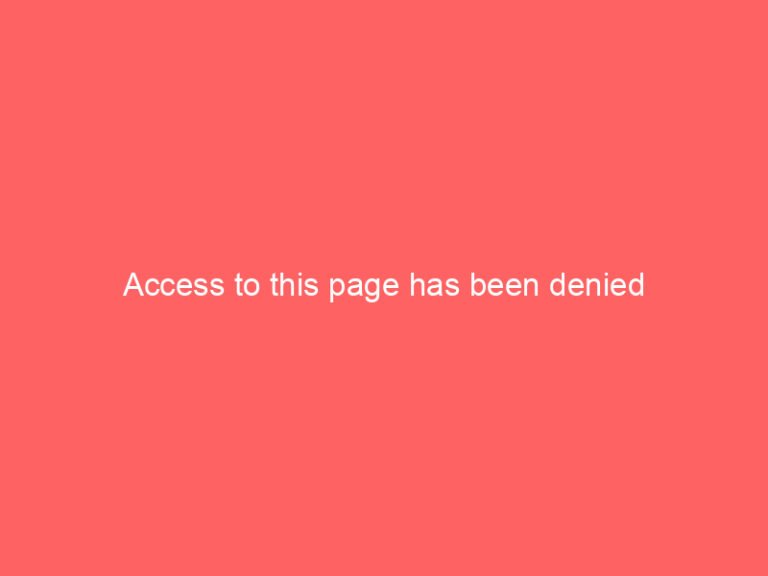 Access to this page has been denied