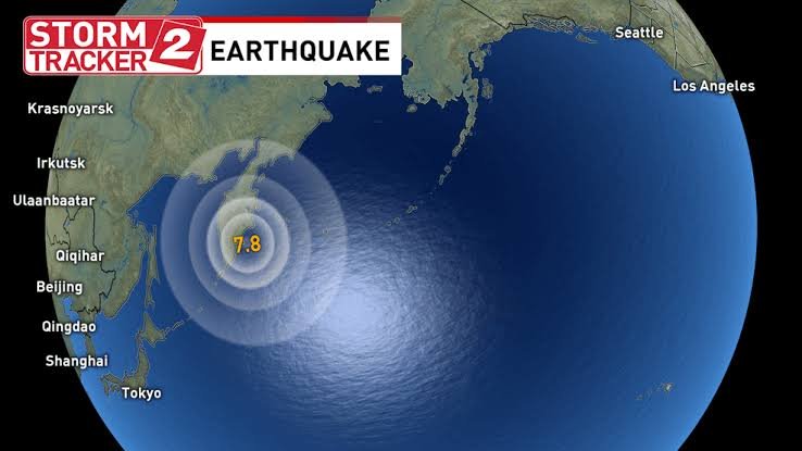 Russia: Powerful 7.8-Magnitude Earthquake Strikes Kamchatka, Tsunami Warning Issued