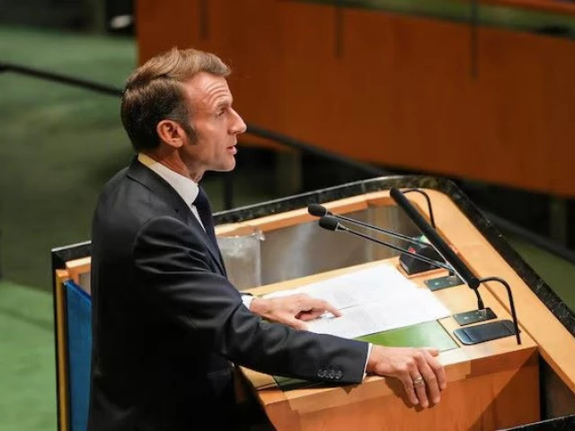 Macron says Trump must stop Gaza war if he wants Nobel Peace Prize | The Express Tribune