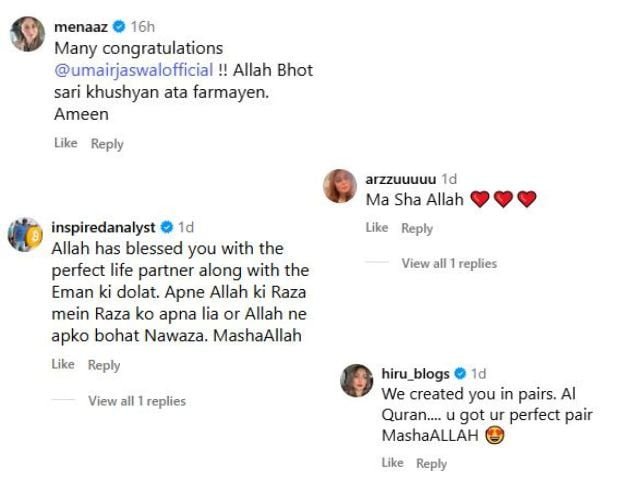 Umair Jaswal reveals wife’s face in anniversary post | The Express Tribune