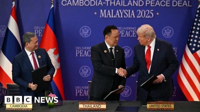 Trump presides over Thai-Cambodia 'peace deal' - but what does it mean?
