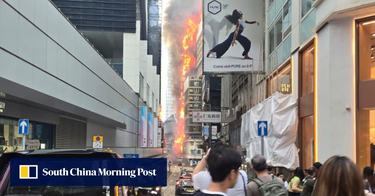 Chinachem Tower blaze in Hong Kong’s Central put out after 4-hour battle, 4 hurt