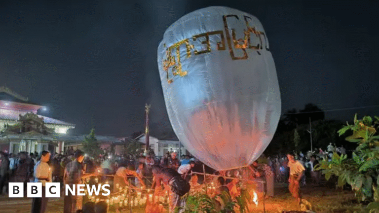 Myanmar: At least 24 killed as army paraglider bombs Buddhist festival
