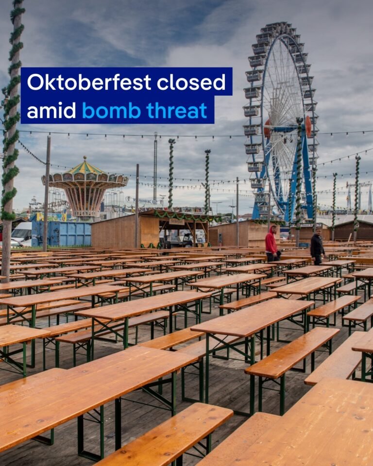 Munich Oktoberfest Grounds Closed After Bomb Threat Linked to City Explosion and Fire