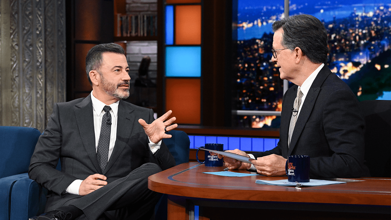 Jimmy Kimmel Tells Stephen Colbert His Show’s Suspension Was an “Emotional Roller Coaster”