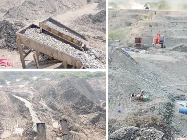 Illegal gold mining thrives in Mianwali | The Express Tribune