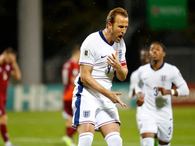 England qualify for World Cup with rout of Latvia | The Express Tribune