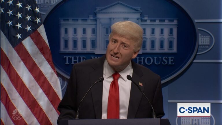 ‘Saturday Night Live’ Holds Press Briefing Where Trump Declares He “Barely Knew” Epstein