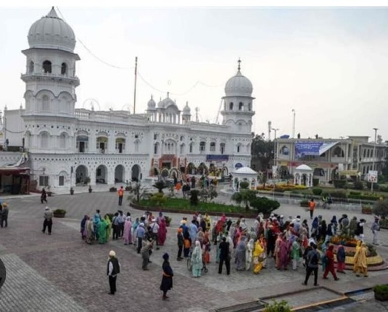 Nankana Sahib — Sikh pilgrims arrive for Baba Guru Nanak’s birth anniversary celebration.