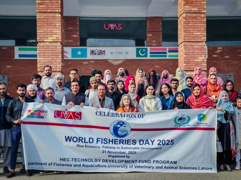 World Fisheries Day Marked at UVAS with Focus on Blue Economy and Women’s Empowerment