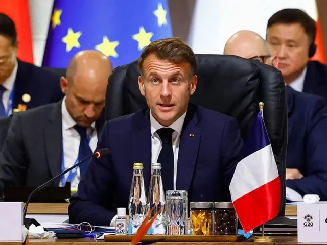 Macron warns G20 is “at risk” as bloc struggles with global crises | The Express Tribune