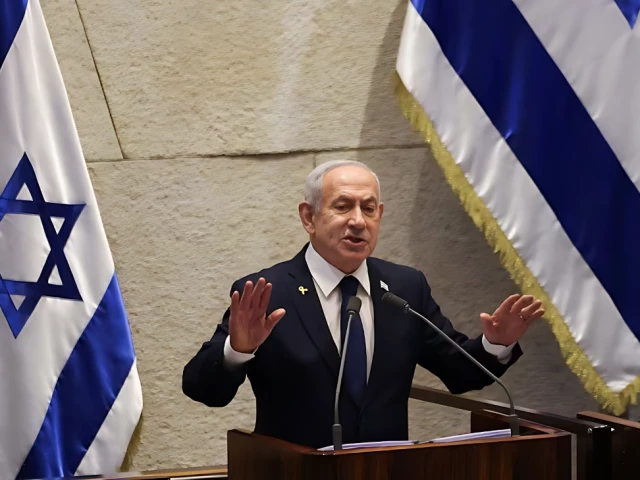 Netanyahu faces far-right backlash after US-backed statement on Palestinian state | The Express Tribune