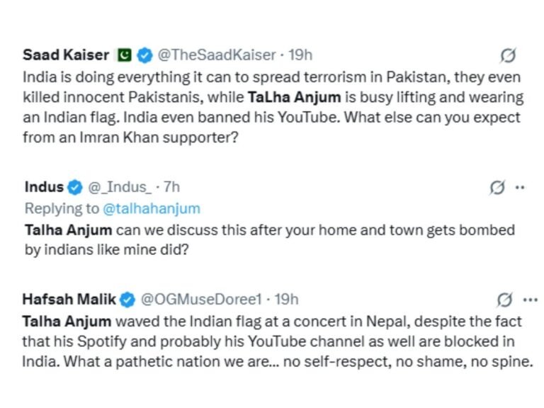 Talha Anjum adorns Indian flag at concert in Nepal | The Express Tribune