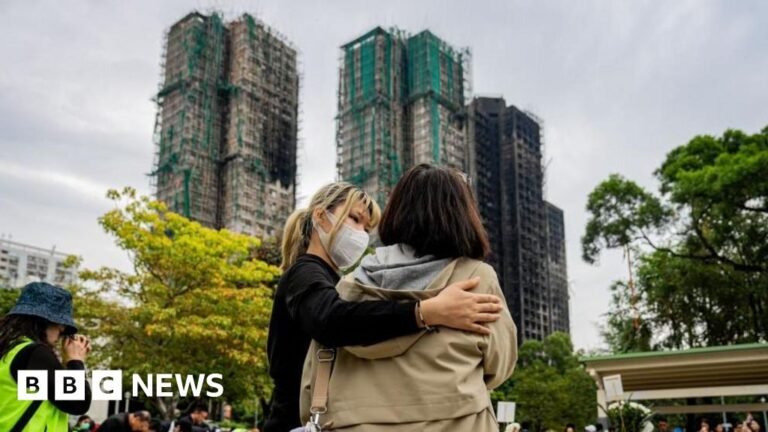 Hong Kong orders removal of scaffolding mesh after deadly blaze