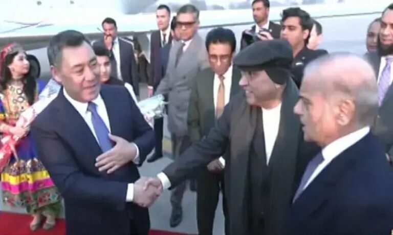 Kyrgyzstan President Arrives in Islamabad for Two-Day Official Visit; Warm Welcome by Pakistan’s President and Prime Minister