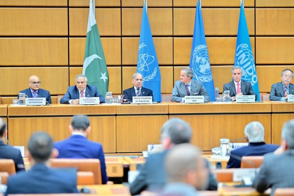 Pakistan PM Sharif Warns Unresolved Conflicts Turning World into 'Powder Keg', Calls for Diplomacy at UN Vienna Event 2 img 20260217 wa18735161458317896812154