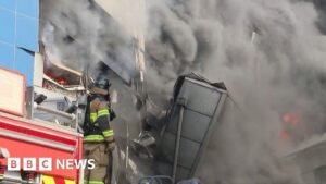 Watch: Thick smoke billows from South Korea car parts plant in deadly fire 1 Watch: Thick smoke billows from South Korea car parts plant in deadly fire