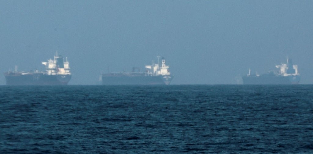Is Indonesias fuel subsidy sustainable as Iran war continues? 12 Oil tankers anchor off the coast of Fujairah in the United Arab Emirates on Tuesday. Photo: Reuters