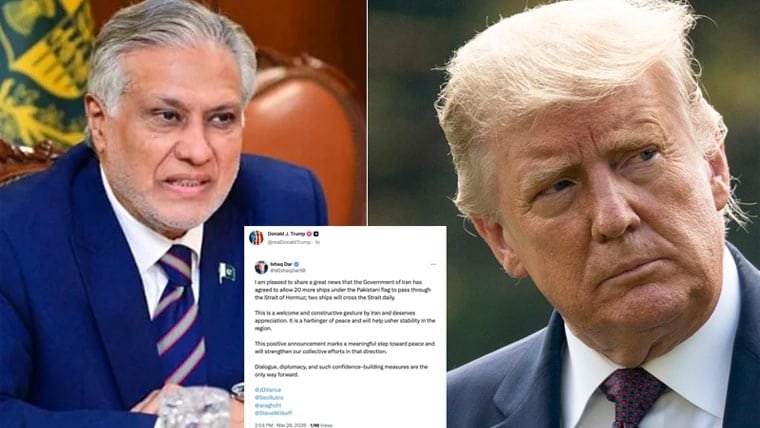 Trump Reposts Ishaq Dar's Tweet — Pakistan Cements Role as Key Diplomatic Mediator 50 IMG 20260329 WA0893