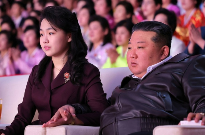 Kim Jong Un Addresses Women's Day Ceremony — Daughter Kim Ju Ae's Presence Sparks Succession Debate 25 INQ 20260310 171423 0000 d