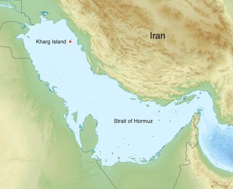 Trump says US has attacked Kharg Island, Irans energy lifeline 4 Kharg Island located on a map of the Persian Gulf.