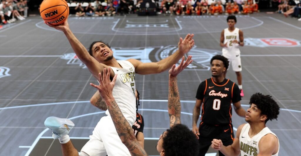 The Big 12 basketball tournament is ditching slippery LED courts for hardwood 16 The Big 12 basketball tournament is ditching slippery LED courts for hardwood